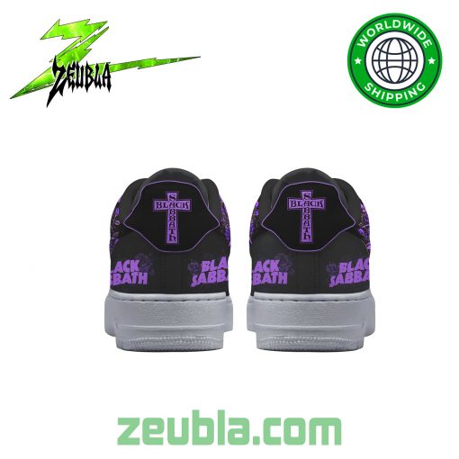 Black Sabbath Skull Purple Air Force 1 Shoes