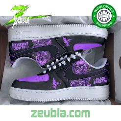 Black Sabbath Skull Purple Air Force 1 Shoes5