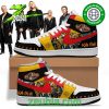 Snoopy Brown Nike Air Jordan High Top Shoes