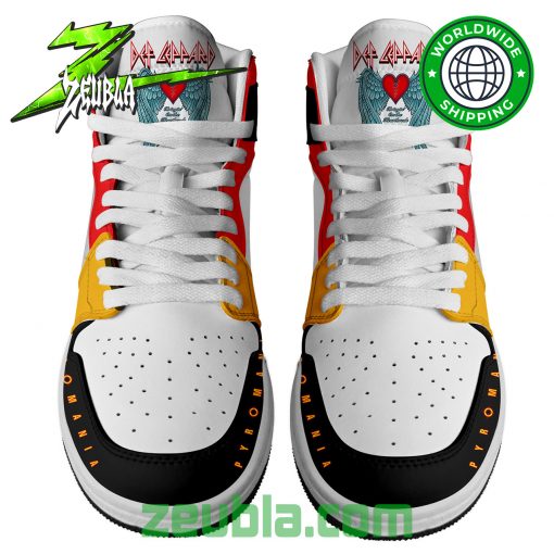 Def Leppard Hard Rock Band Air Jordan High Top Shoes