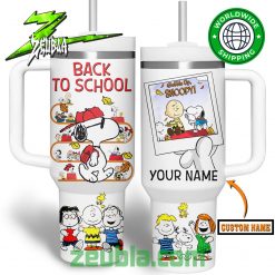 Gobble Up Snoopy Back To School Stanley Tumbler