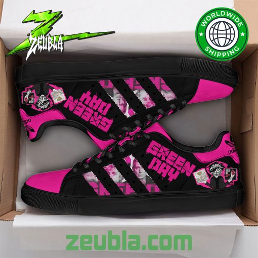 Green Day Band Purple Stan Smith Shoes