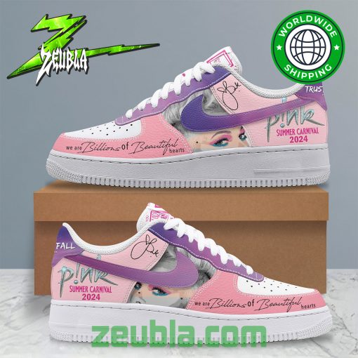 Just Like Pink Summer Carnival Air Force 1 Shoes