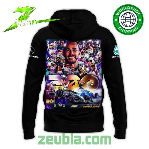 Lewis Hamilton 200 Podiums Formula 1 Hoodie