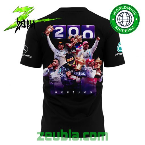 Limited Edition Lewis Hamilton 200 Podiums Formula 1 T-Shirt