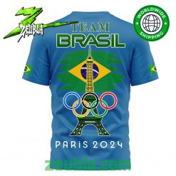 Olympic Game Team Brazil Paris 2024 T Shirt1