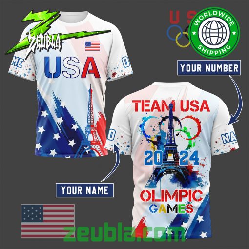 Olympic Game Team USA Paris 2024 America T-Shirt