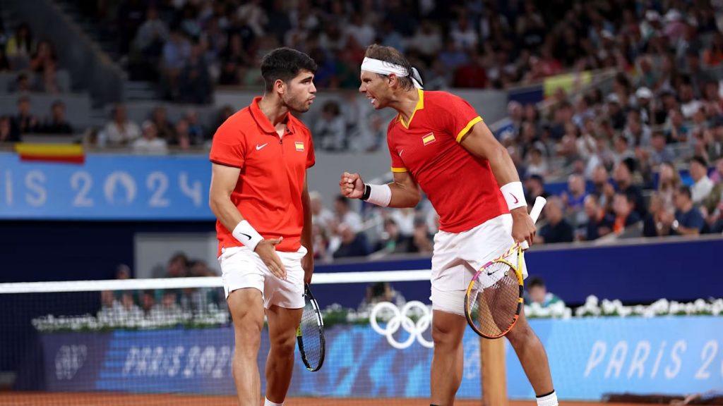 Rafael Nadal and Carlos Alcaraz Shine in Their Debut Doubles Match at Paris 2024 Olympics