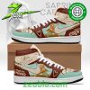 Snoopy Brown Nike Air Jordan High Top Shoes