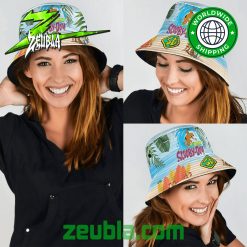 Summer Beach Scooby Doo Surf Bucket Hat2