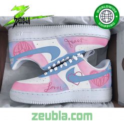 Taylor Swift Lover Album Blue Pink Air Force 1 Shoes4