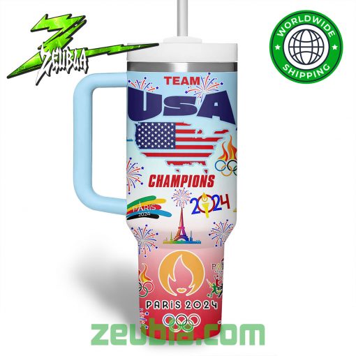 Team USA Champions Paris 2024 Stanley Tumbler