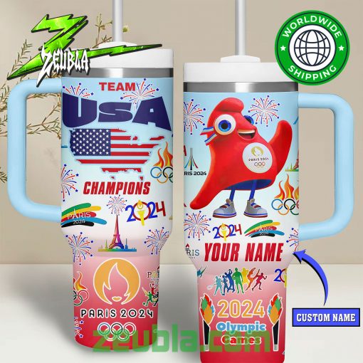 Team USA Champions Paris 2024 Stanley Tumbler