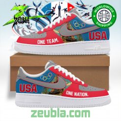 Team USA Olympic Paris 2024 Air Force 1 Shoes