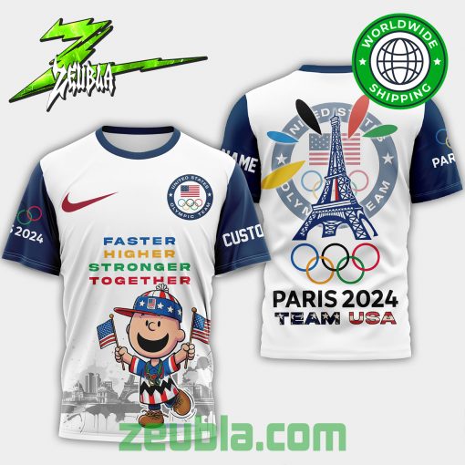 Team USA Olympic Paris 2024 Premium T-Shirt