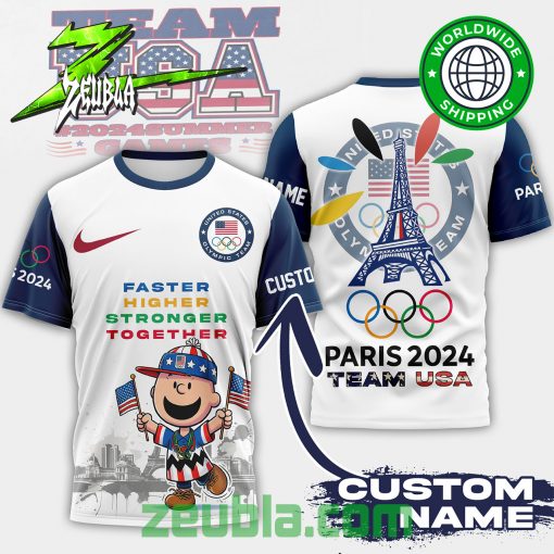 Team USA Olympic Paris 2024 Premium T-Shirt