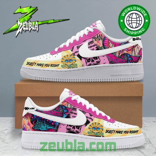 The Dirty Heads Pink Premium Nike Air Force 1 Shoes