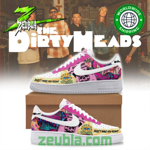 The Dirty Heads Pink Premium Nike Air Force 1 Shoes