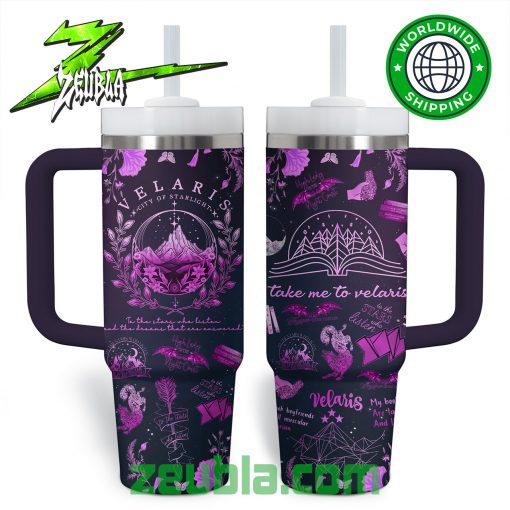 Velaris City Of Starlight Purple Stanley Tumbler