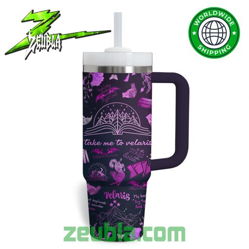 Velaris City Of Starlight Purple Stanley Tumbler